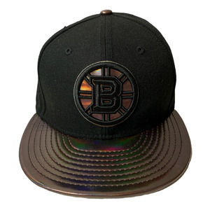 NHL BOSTON BRUINS 59FIFTY NEW ERA FITTED HAT MEDIUM-LARGE